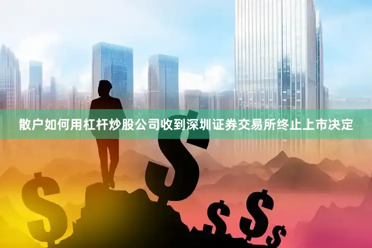 散户如何用杠杆炒股公司收到深圳证券交易所终止上市决定